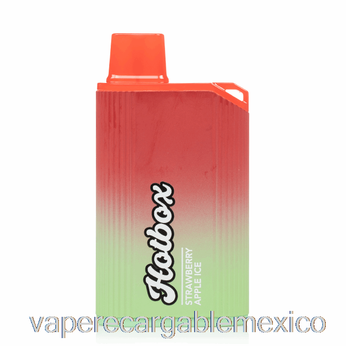 Vape Recargable Puff Marcas Hotbox 7500 Desechable Fresa Manzana Hielo